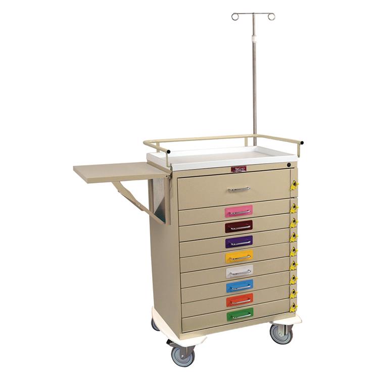 Pediatric Resuscitation Cart, 9 Drawers, Specialty Pkg.