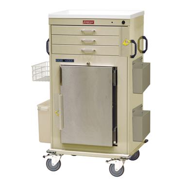 Malignant Hyperthermia Cart, Refrigerator, 3-Drawers
