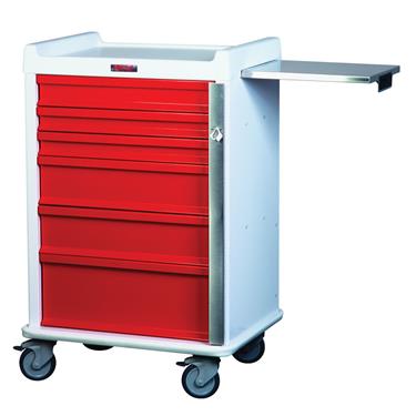 MR-Conditional Emergency Cart, 6 Drawers, Standard