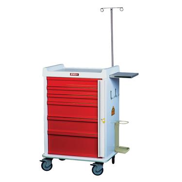 MR-Conditional Emergency Cart, 6 Drawers, Specialty Pkg.