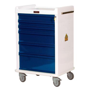MR-Conditional Anesthesia Cart, 6-Drawers, Key Lock