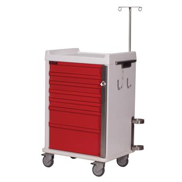 MR-Conditional Emergency Cart, 7 Drawers, Specialty Pkg.
