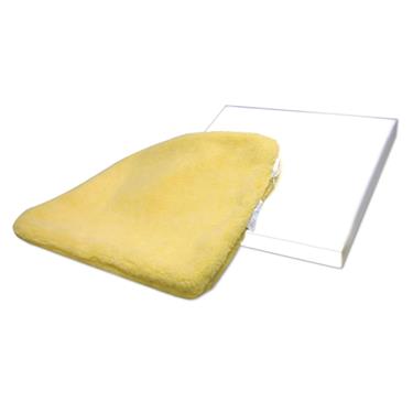 Solid Foam Cushion with Sheepskin Cover